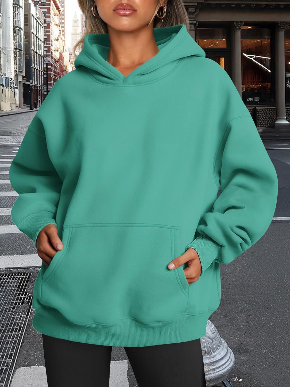 imageTrendy Queen Womens Oversized Hoodies Fleece Sweatshirts Fall Fashion Pullover Sweaters Winter ClothesMint Green