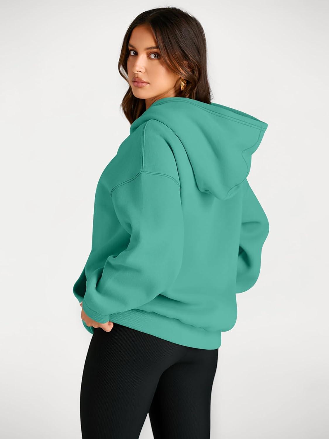 imageTrendy Queen Womens Oversized Hoodies Fleece Sweatshirts Fall Fashion Pullover Sweaters Winter ClothesMint Green