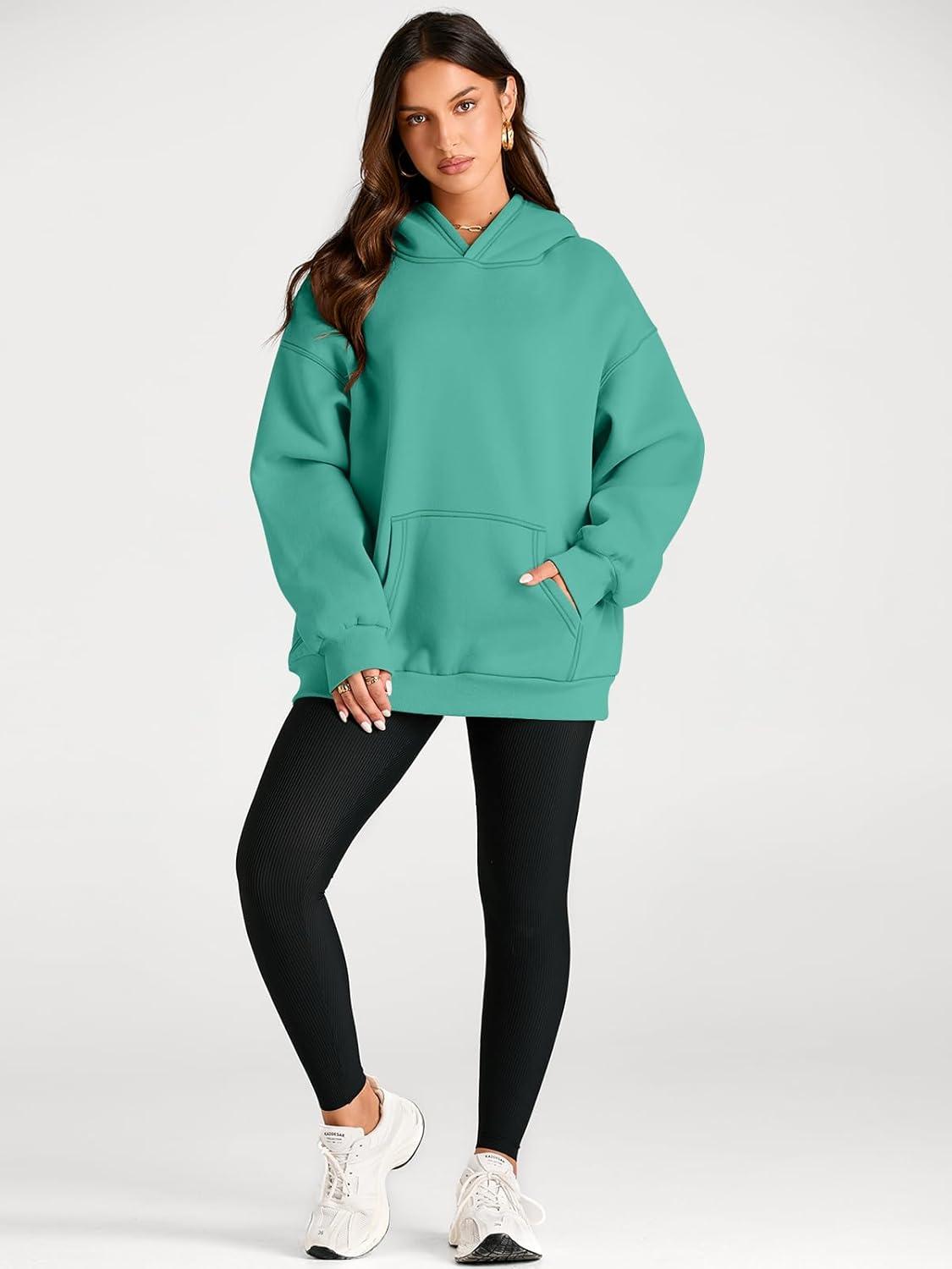imageTrendy Queen Womens Oversized Hoodies Fleece Sweatshirts Fall Fashion Pullover Sweaters Winter ClothesMint Green
