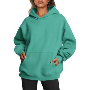 Trendy Queen Womens Oversized Hoodies Fleece Sweatshirts Fall Fashion Pullover Sweaters Winter Clothes(Mint Green)