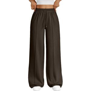 Trendy Queen Womens Wide Leg Sweatpants Baggy Loose Fall Barrel Casual Lounge Athletic Pants Comfy Teen Girl Cute y2k Joggers(Coffee)